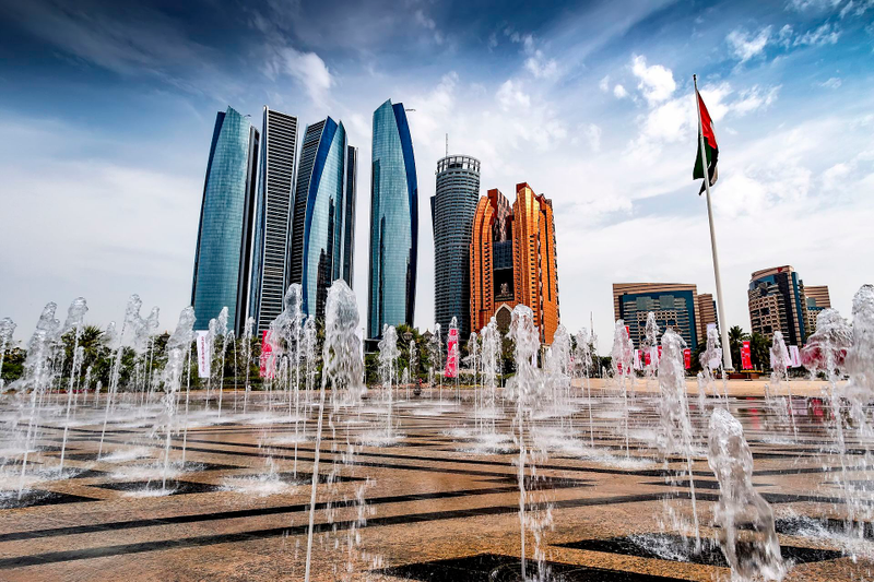 Abu Dhabi Skyline. Wikimedia Commons